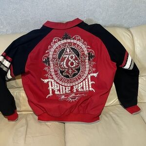Red and Black Pelle Pelle Size 3xl